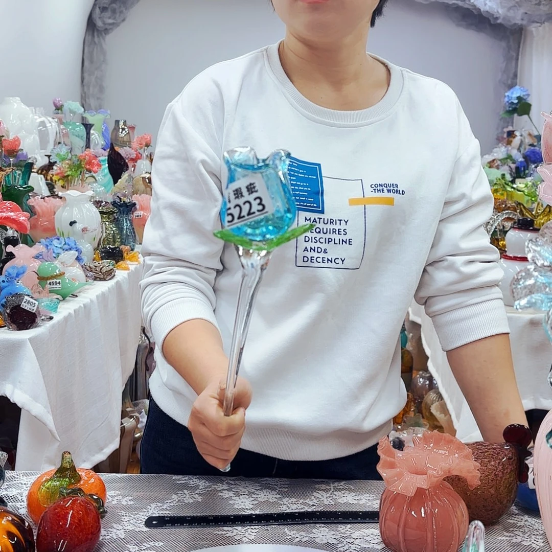 瑕疵不退不换琉璃花瓶花器艺术品