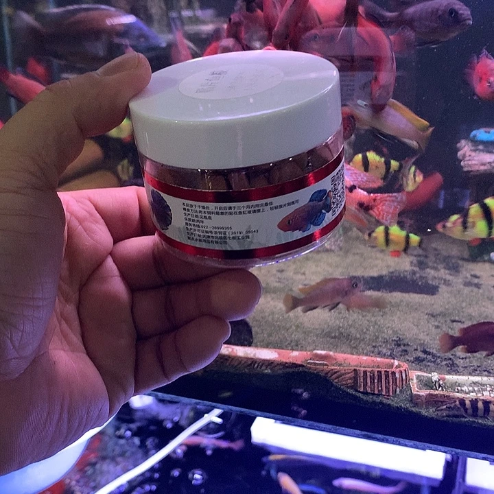 慈鲷鱼直播间贴片饲料2罐