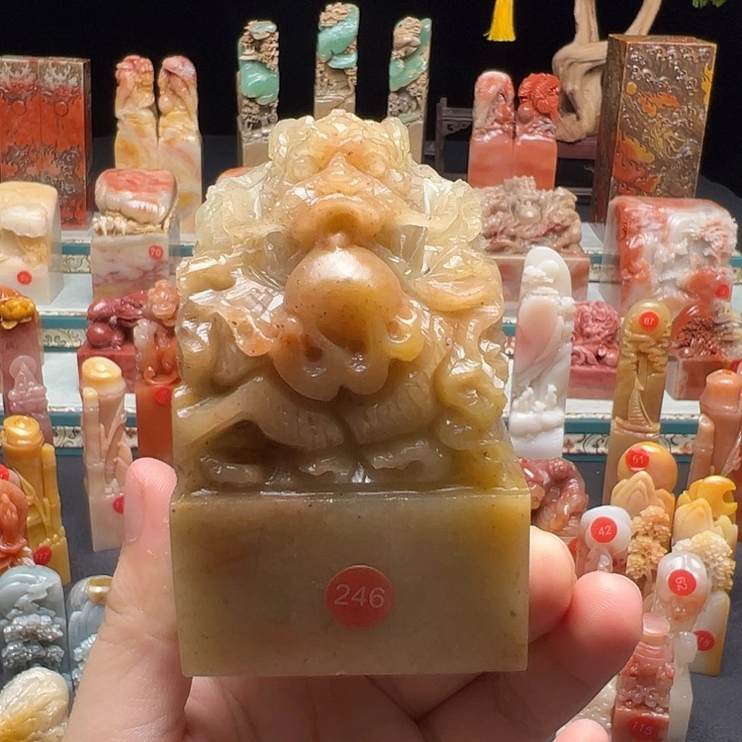 寿山石印石手工制作