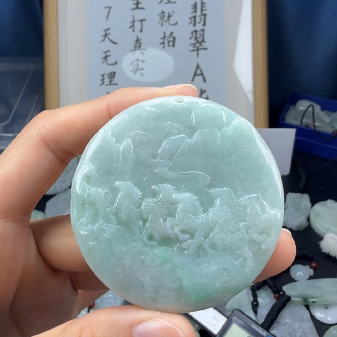 翡翠未镶嵌颈饰翡翠