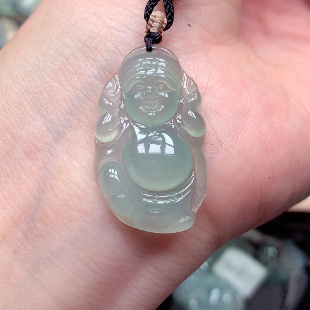 颈饰未镶嵌翡翠财神