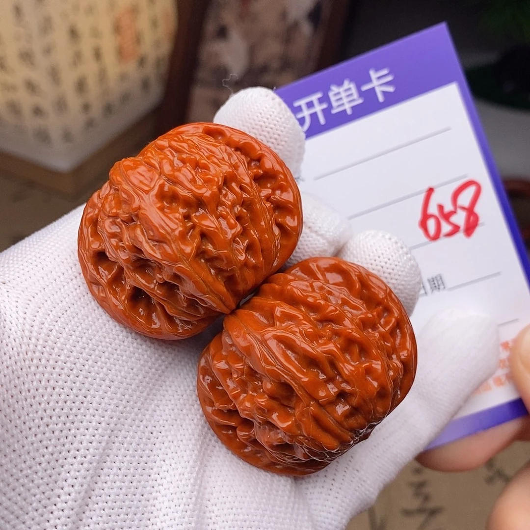 文玩核桃把件41磨盘658