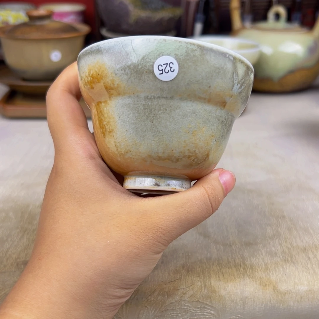 杯纯手工柴烧主人杯