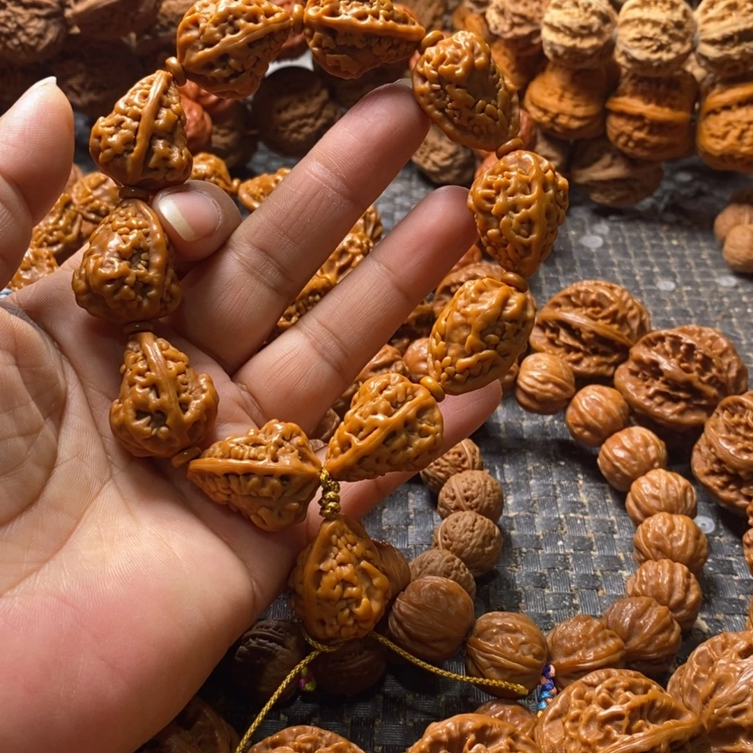 画***张文玩核桃吊坠麒麟角