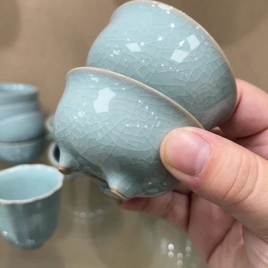 瓷片陶瓷茶具汝瓷茶具