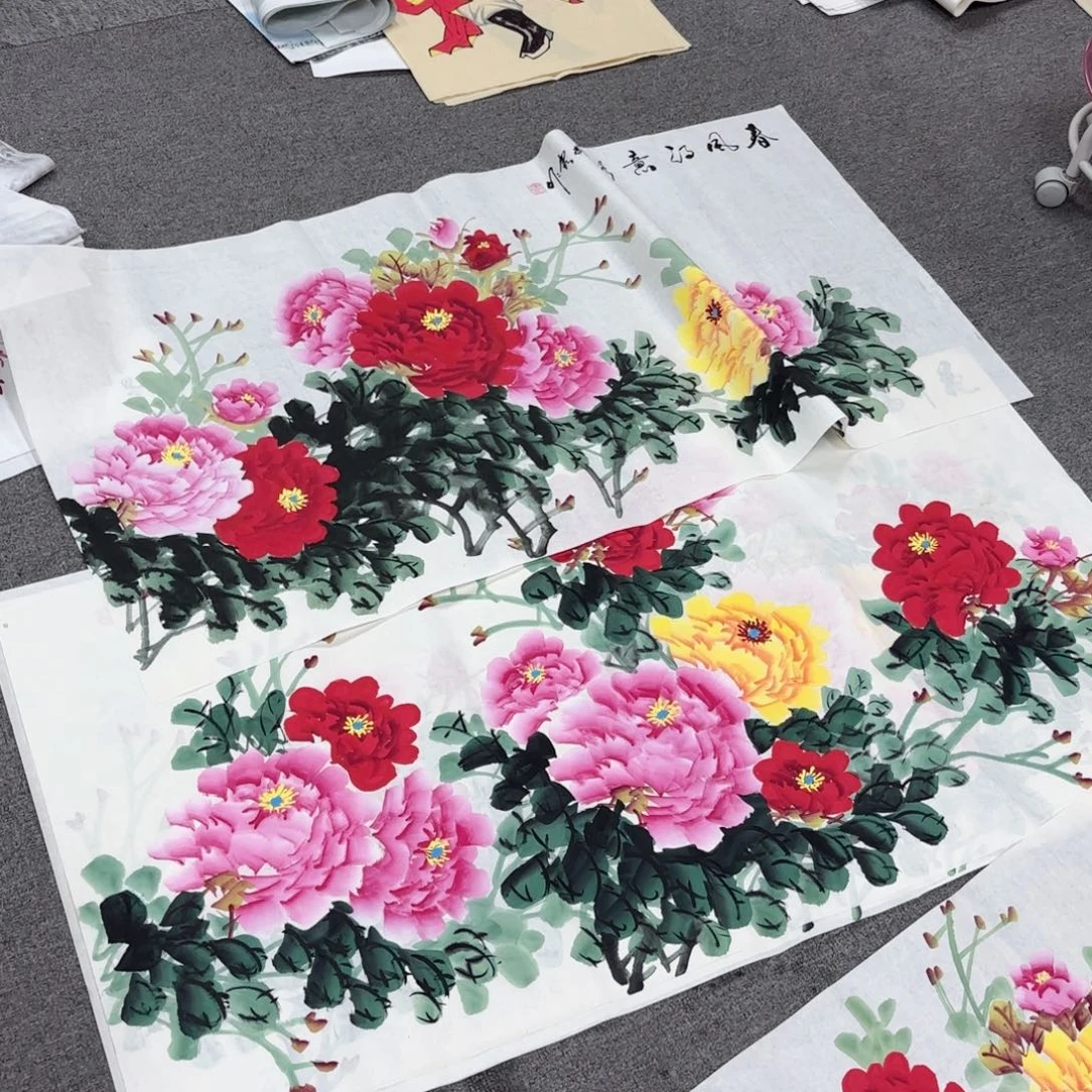 国画国画作品多次