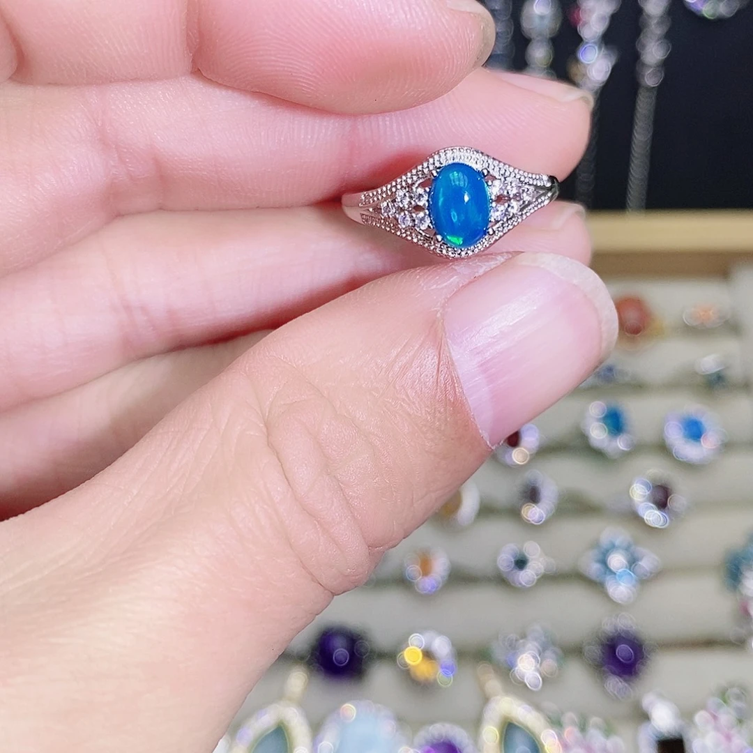 未镶嵌欧泊戒指49