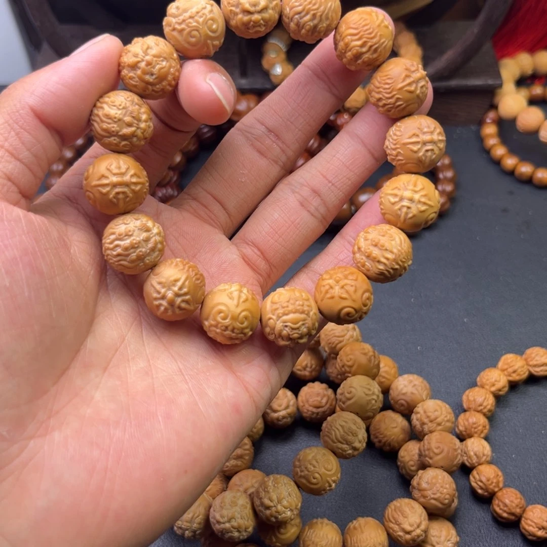 核桃手串/手链漏眼大黑天