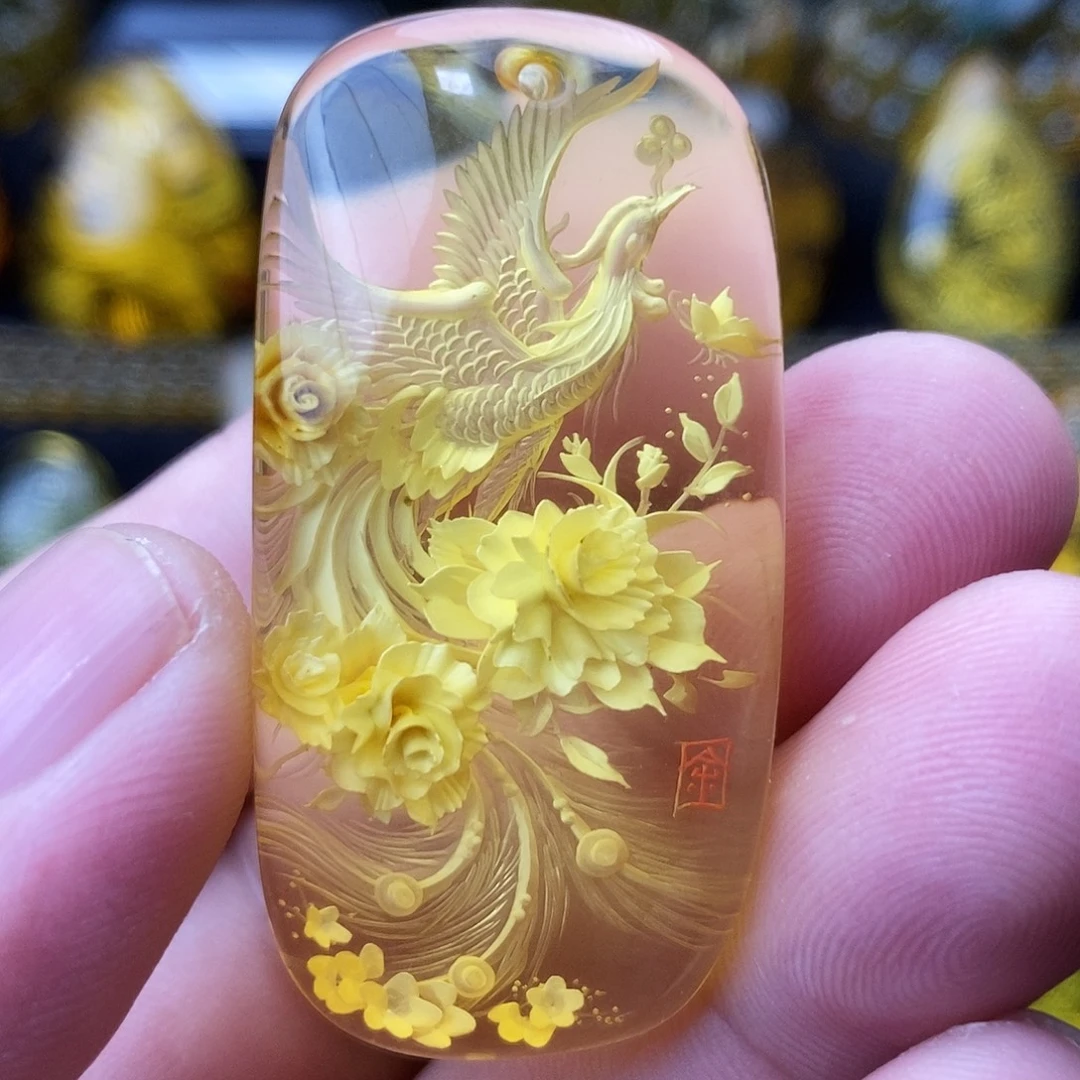 金珀未镶嵌吊坠(不含链)