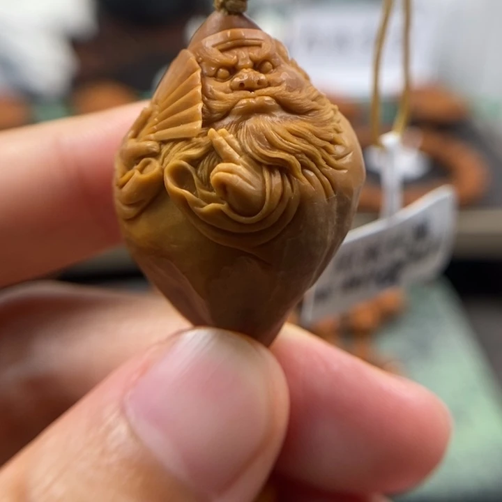 橄榄核手串/手链包衣钟馗