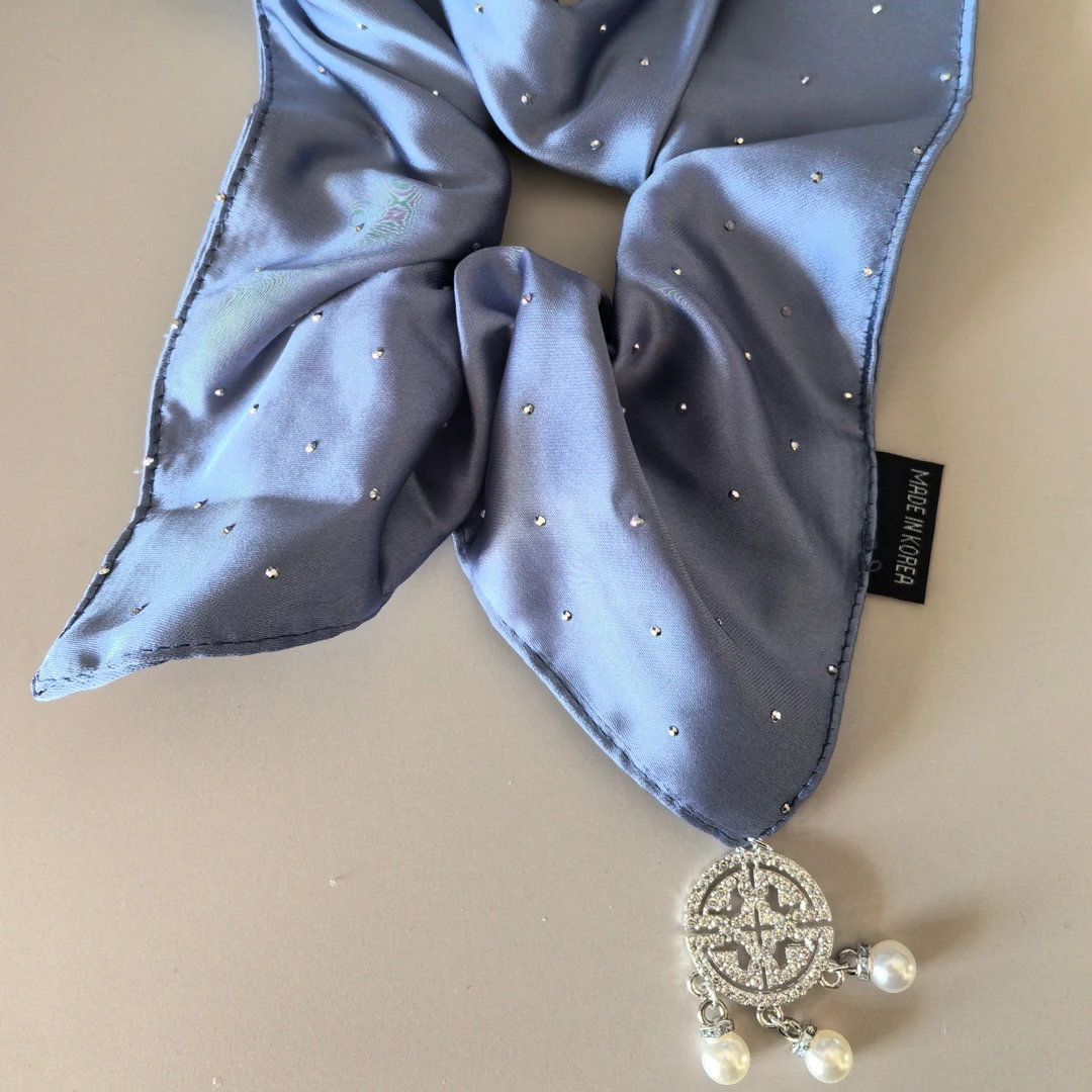 蒙古元素民族时尚吊坠发圈方巾