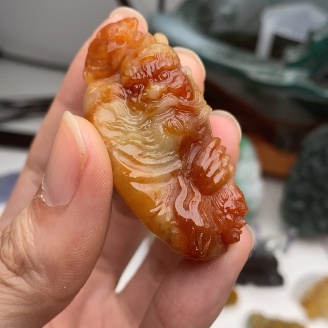 定制翡翠未镶嵌钟馗
