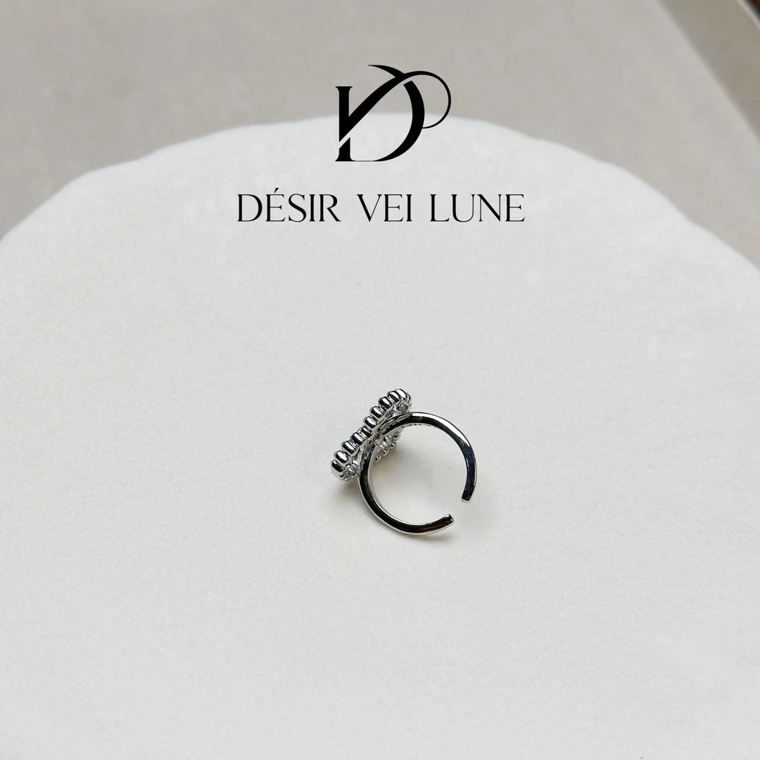 铜合金合成锆石戒指 戒指4465小众百搭