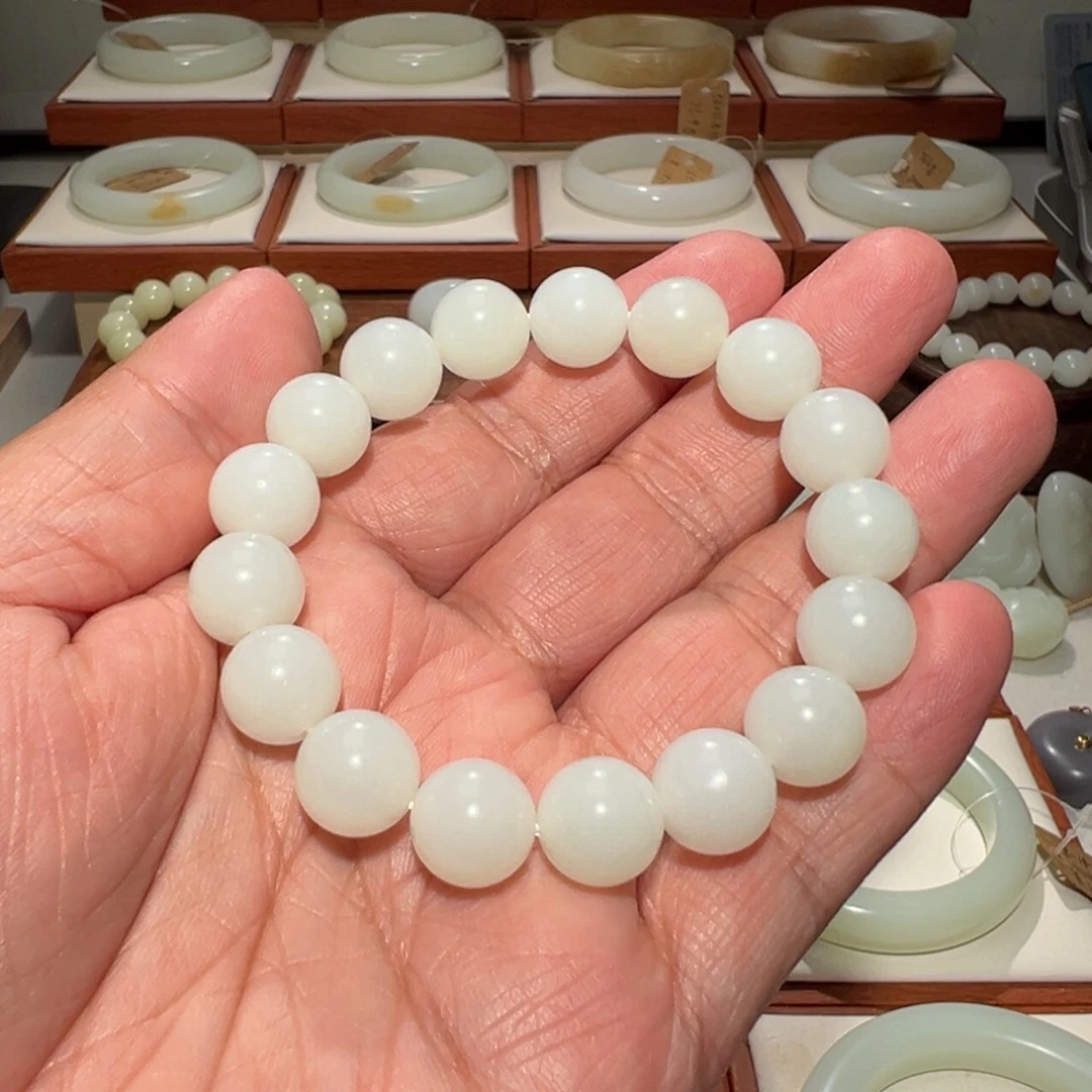 和田玉（白玉）未镶嵌手链