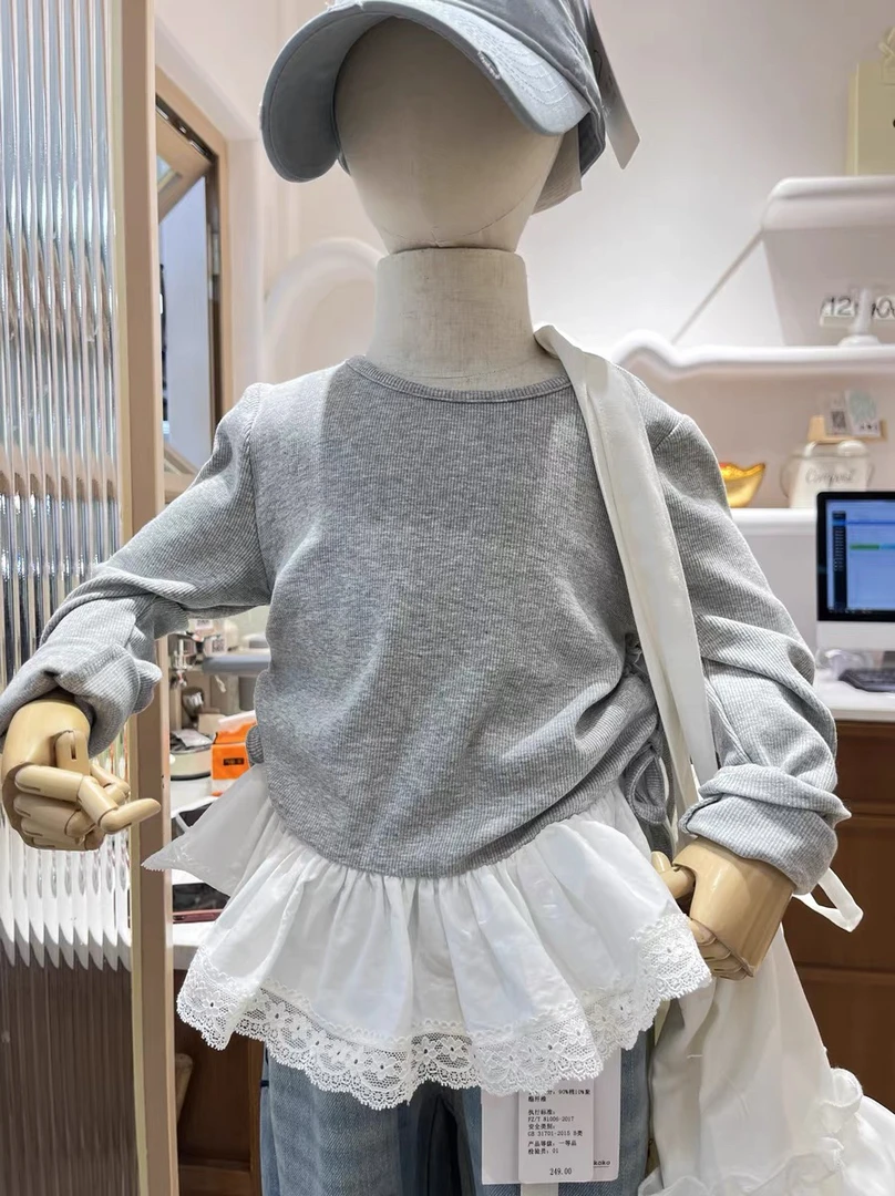 亲子款！女童春季套装新款洋气网红时髦儿童春装两件套组合套装