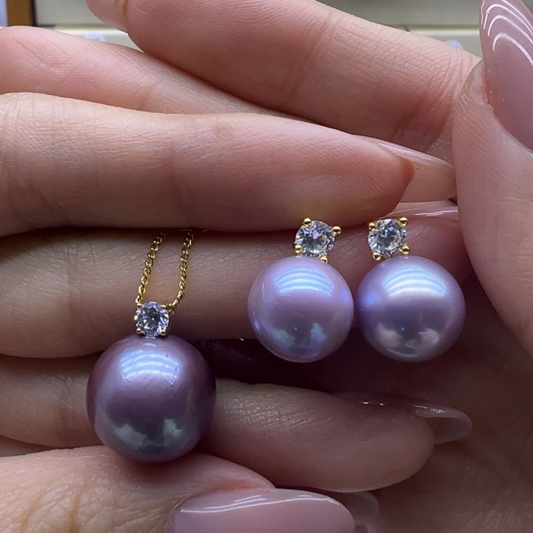 吊坠(赠链)淡水珍珠18K金镶嵌