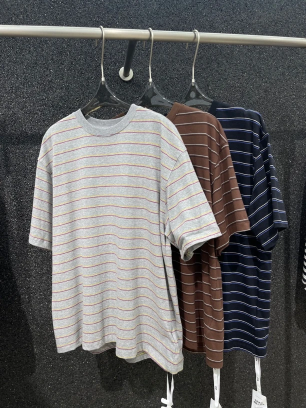 NB女装#72164春季福利高品质条纹短袖上衣，衣长：70cm