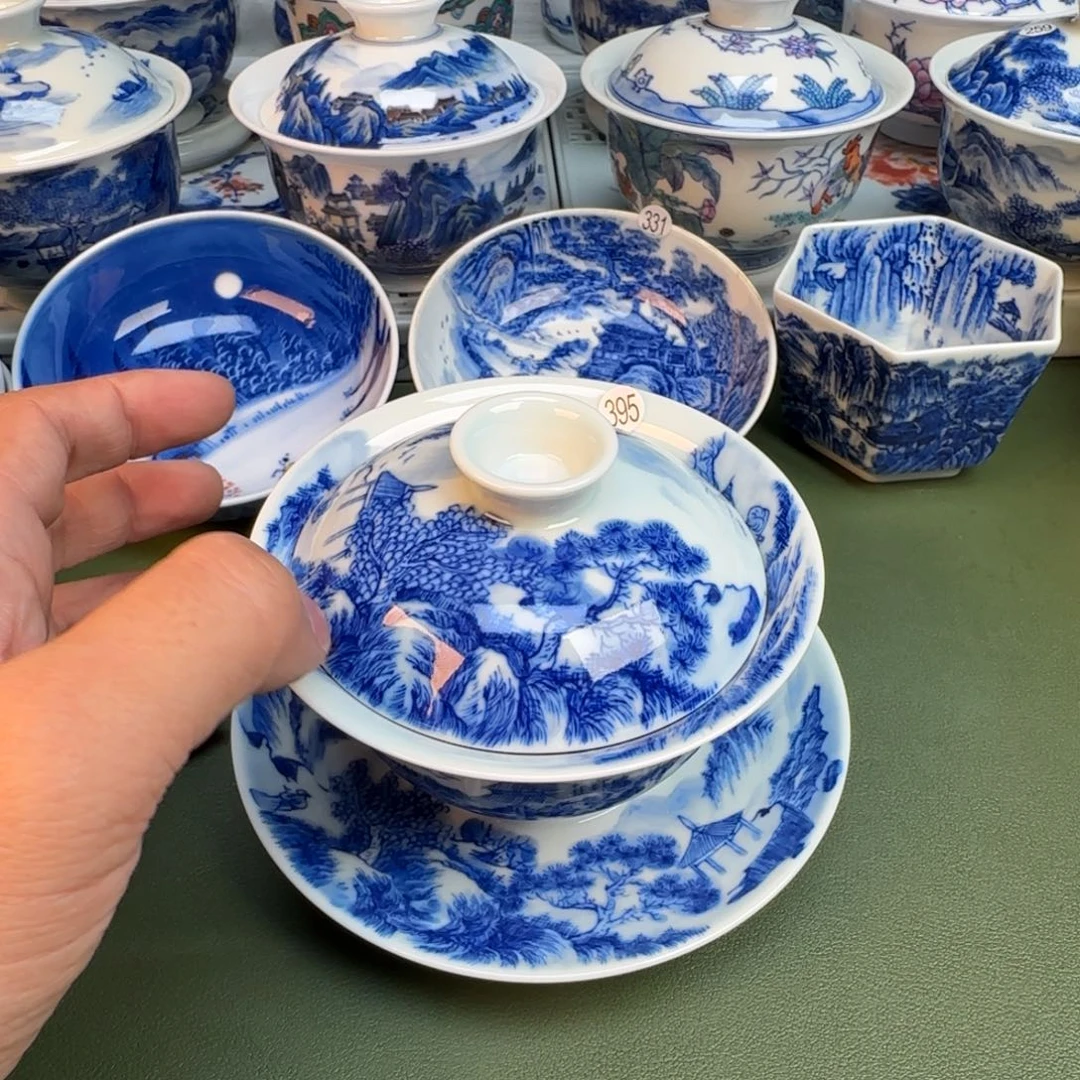 陶纯手工纯手绘茶具395