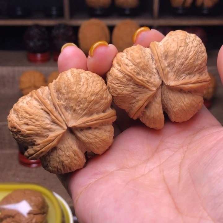 橄榄核把件2新核蝴蝶两连44尺