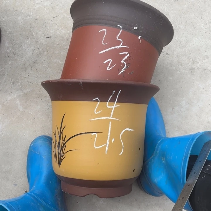 紫砂花盆紫砂的花