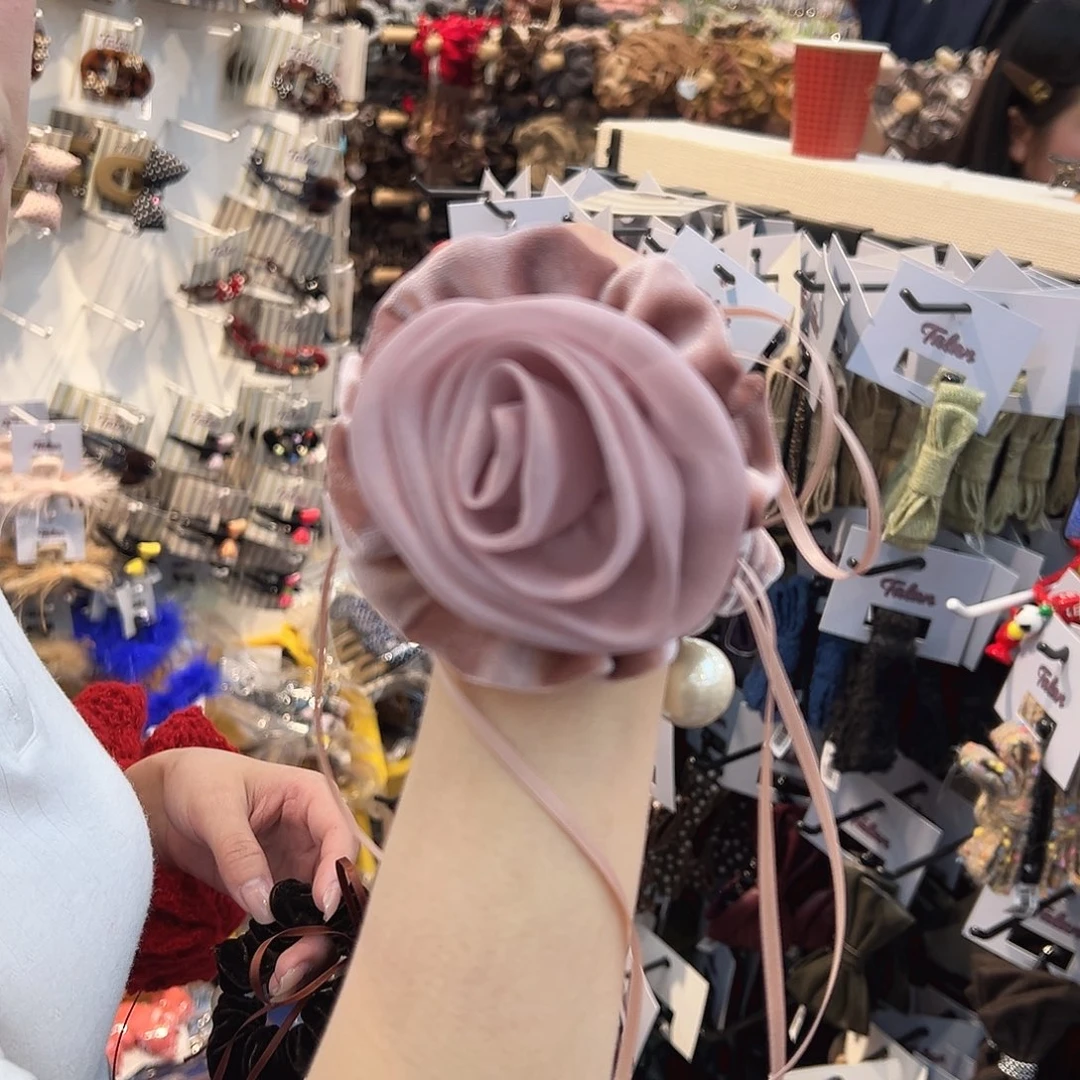 布艺铁合金发绳哦