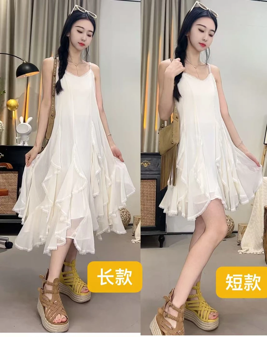 唐乐乐｜25new春夏系列浪漫优雅度假外穿连衣裙 BF0204