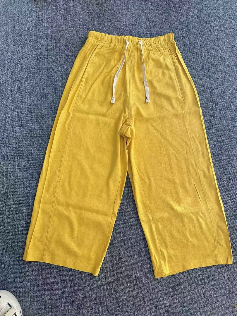 8696大码女装裤子阔腿裤时尚百搭洋气宽松