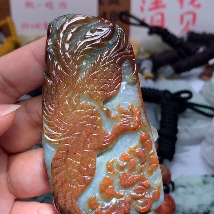 翡翠未镶嵌颈饰保真天然A货翡翠
