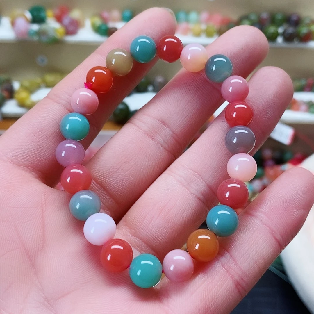 玛瑙手饰未镶嵌盐源015