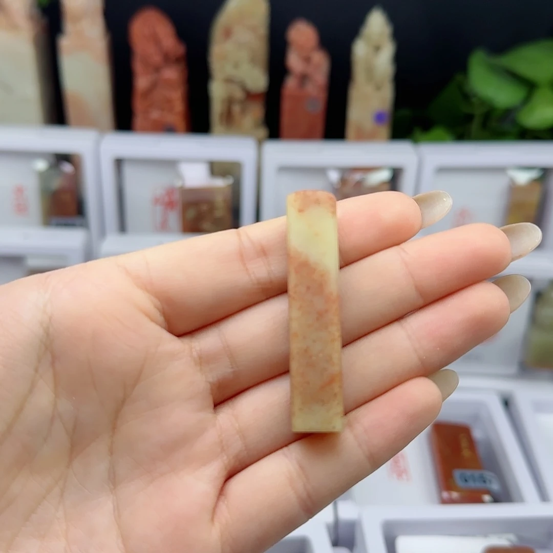 寿山石印石黄*鳞吉1.0×1.0