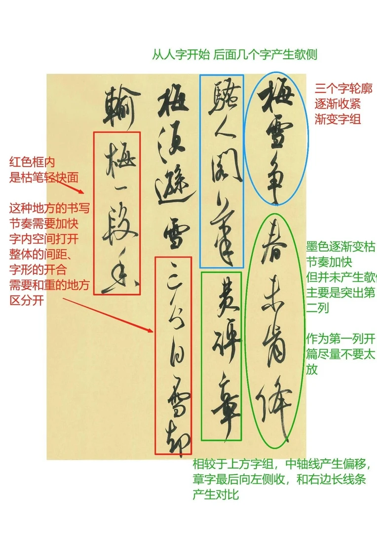 【新链接】米芾创作古诗五十首章法解析版行书字帖经典