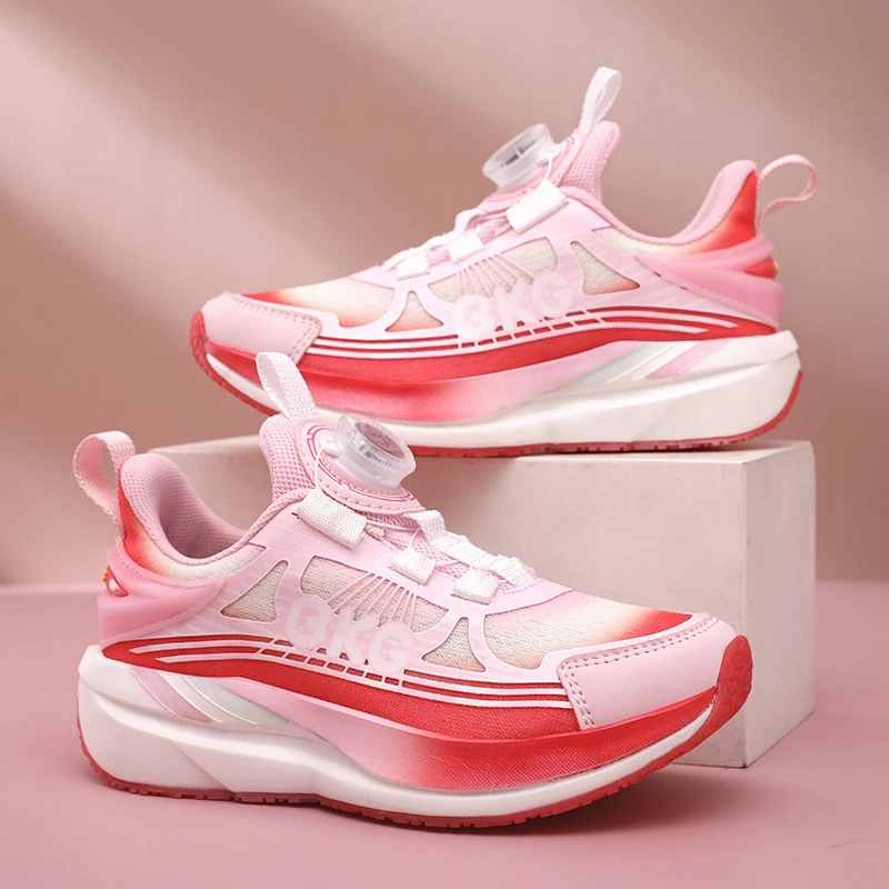 BKG夏季儿童跑步鞋全掌高端男款轻便潮流竞速减震跑鞋训练女耐磨N