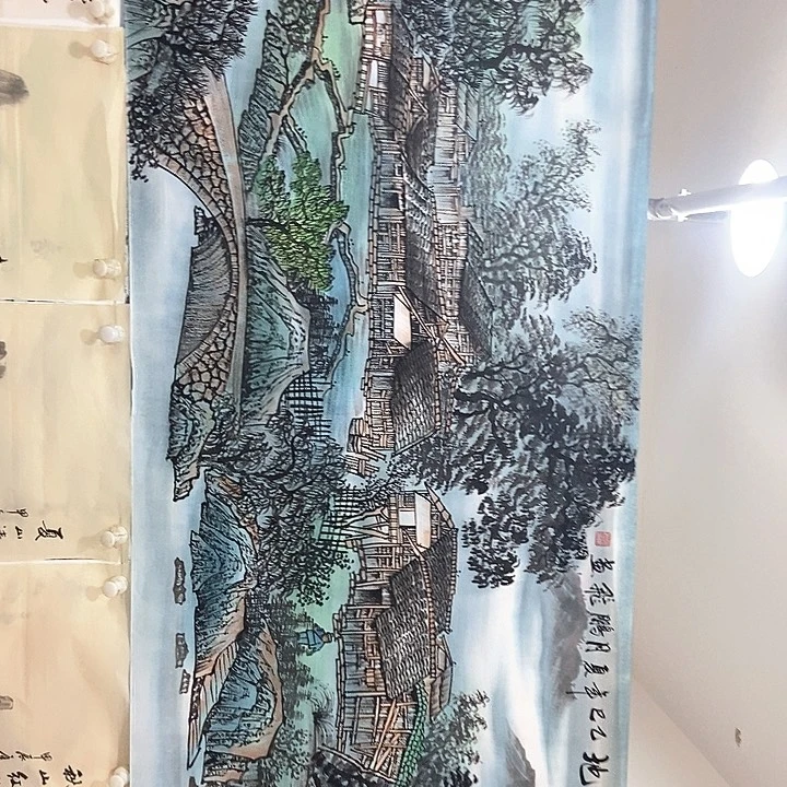 小周画廊的直播间