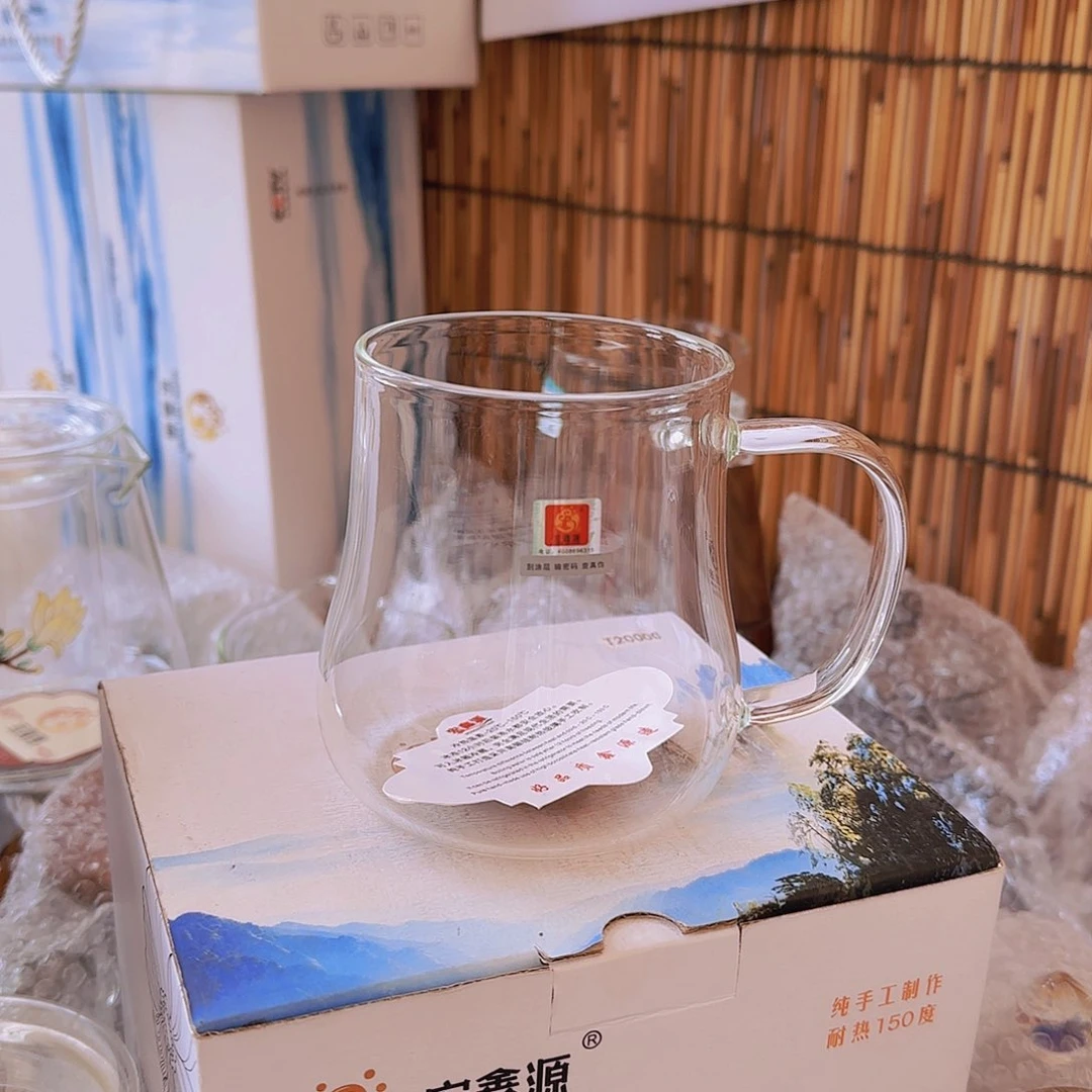高硼硅玻璃茶水分离款S405单杯
