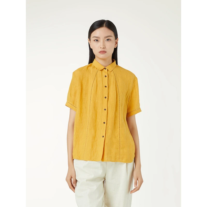 啦娜菲LANAFAY夏款短袖衬衫2X520休闲时尚