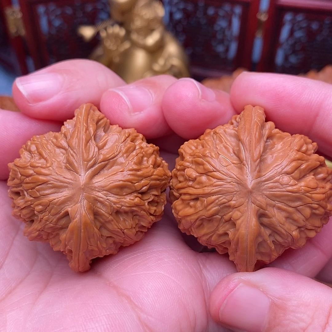 把件文玩核桃41全品毕业山地石子磨