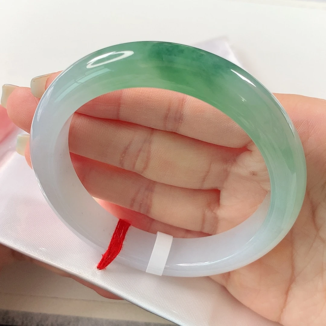 未镶嵌手镯翡翠   正圈①⑦③半山水⭐⭐⭐⭐⭐强烈推荐