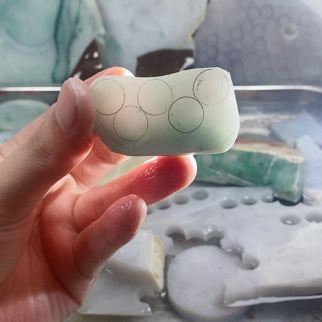 翡翠散珠天然缅甸翡翠a货46