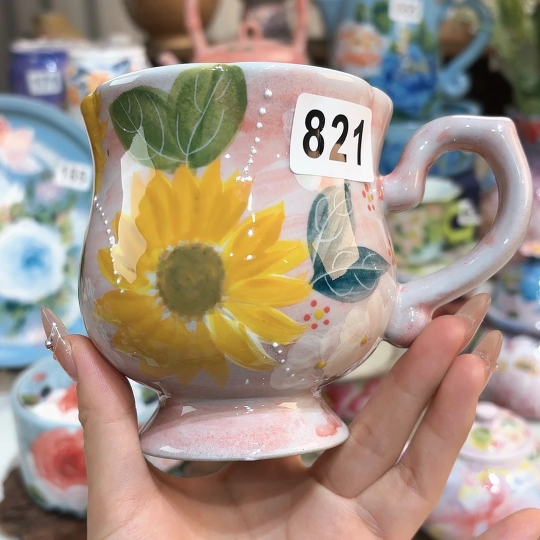 景德镇手绘高温釉下彩陶瓷茶具