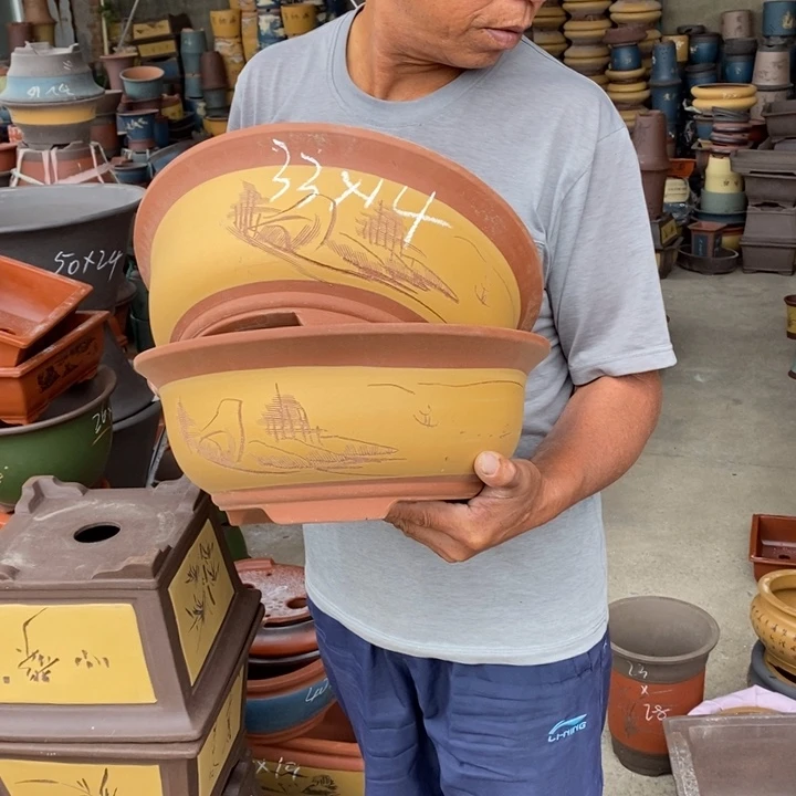 紫砂花盆紫砂花盆