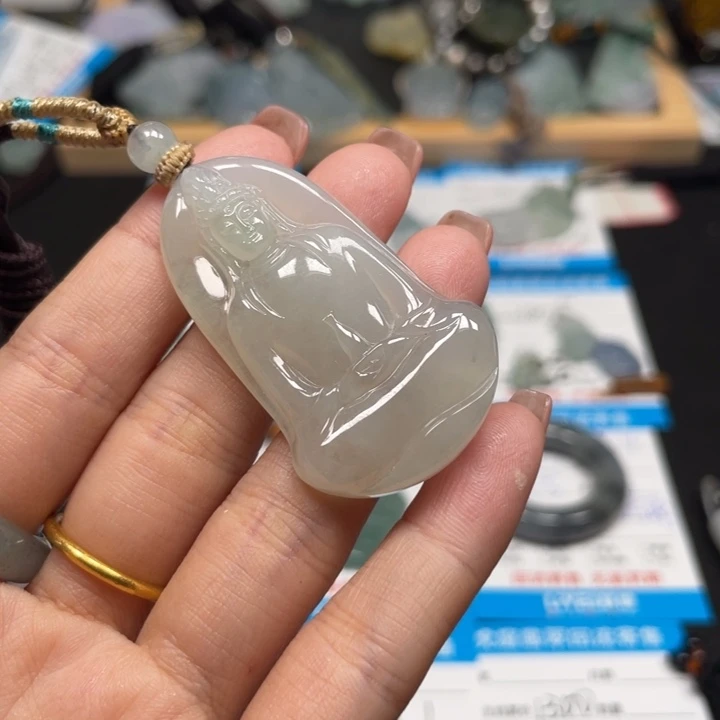 颈饰未镶嵌翡翠天然A货缅甸翡翠