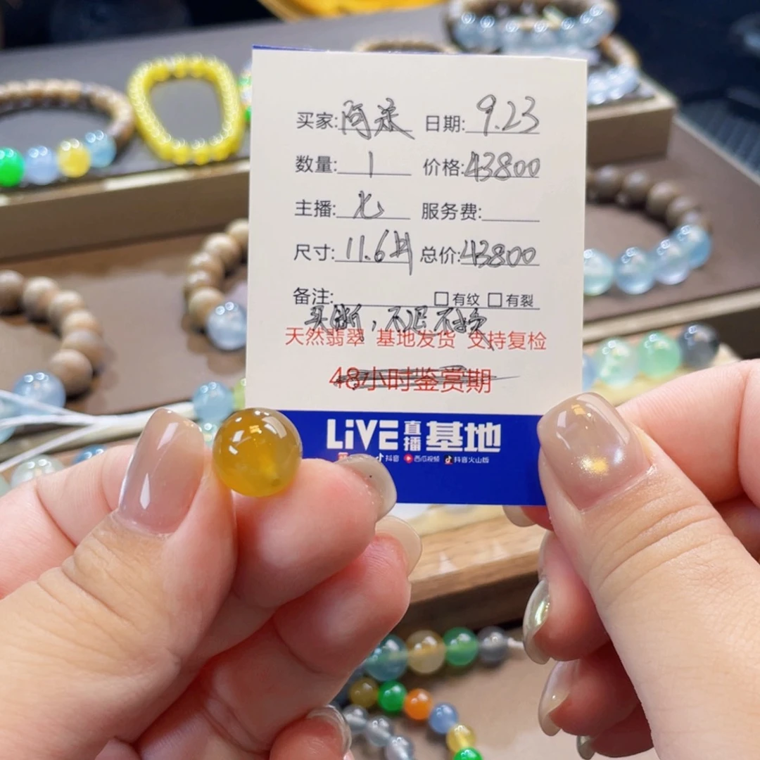 颈饰未镶嵌翡翠阿*买断，不退不换