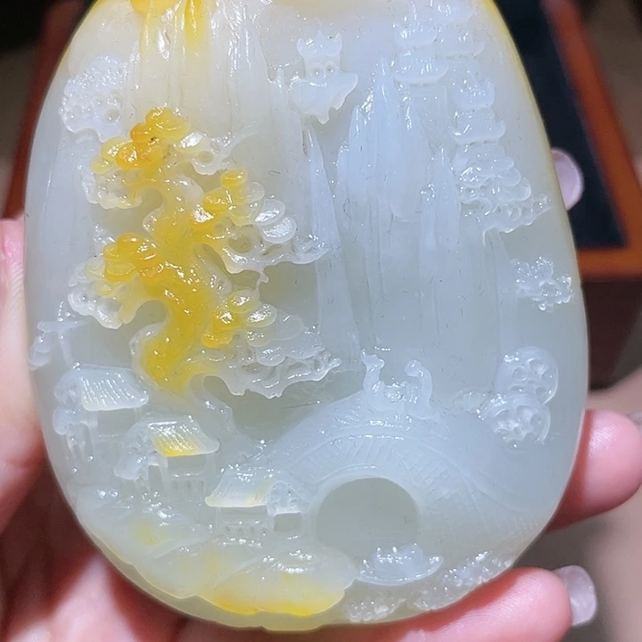 和田玉未镶嵌颈饰X7