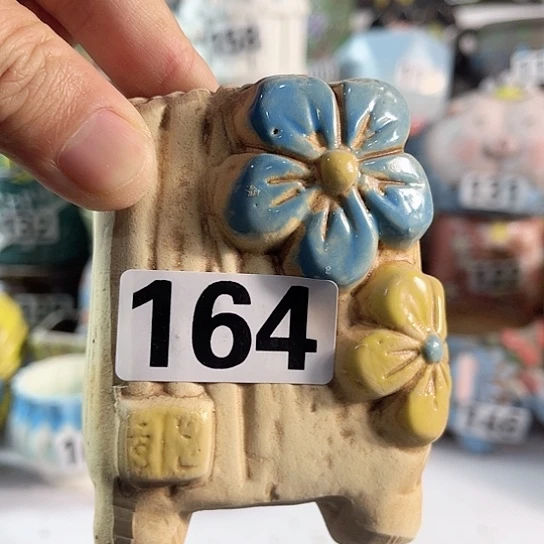 红陶多肉植物花盆