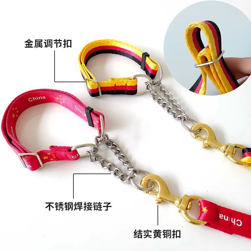 军绿色德牧马犬细狗格力犬耐用牵引绳马犬德牧牵引带大型犬猛犬