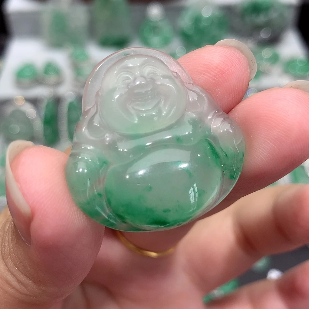 未镶嵌非洲翠石英质玉（非洲翠）