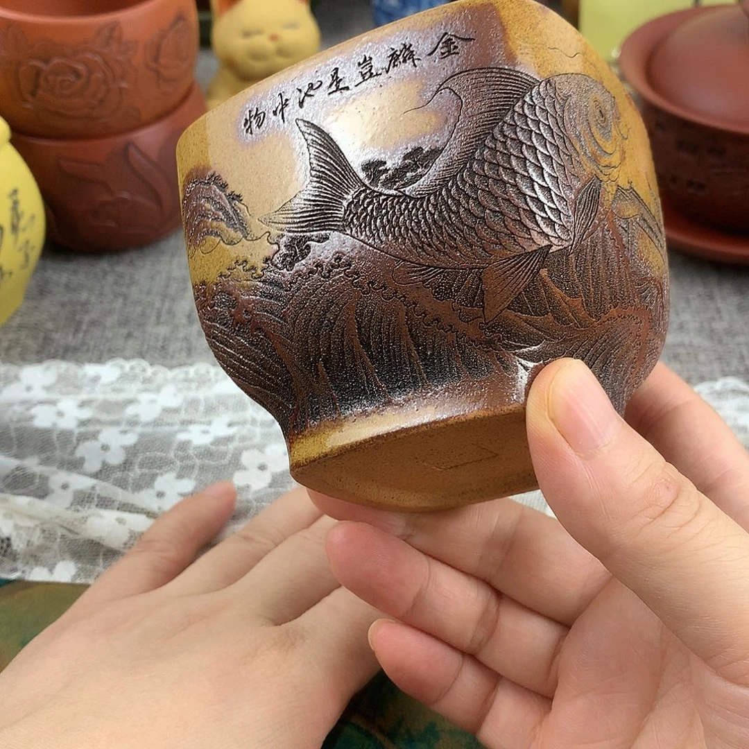 茶杯紫砂高端主人杯