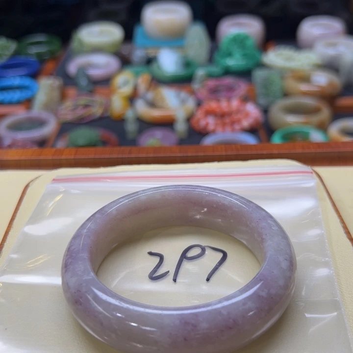 未镶嵌手镯石英岩玉笑*297
