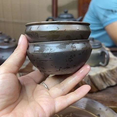 转***到戬谷龙窑柴烧茶杯118