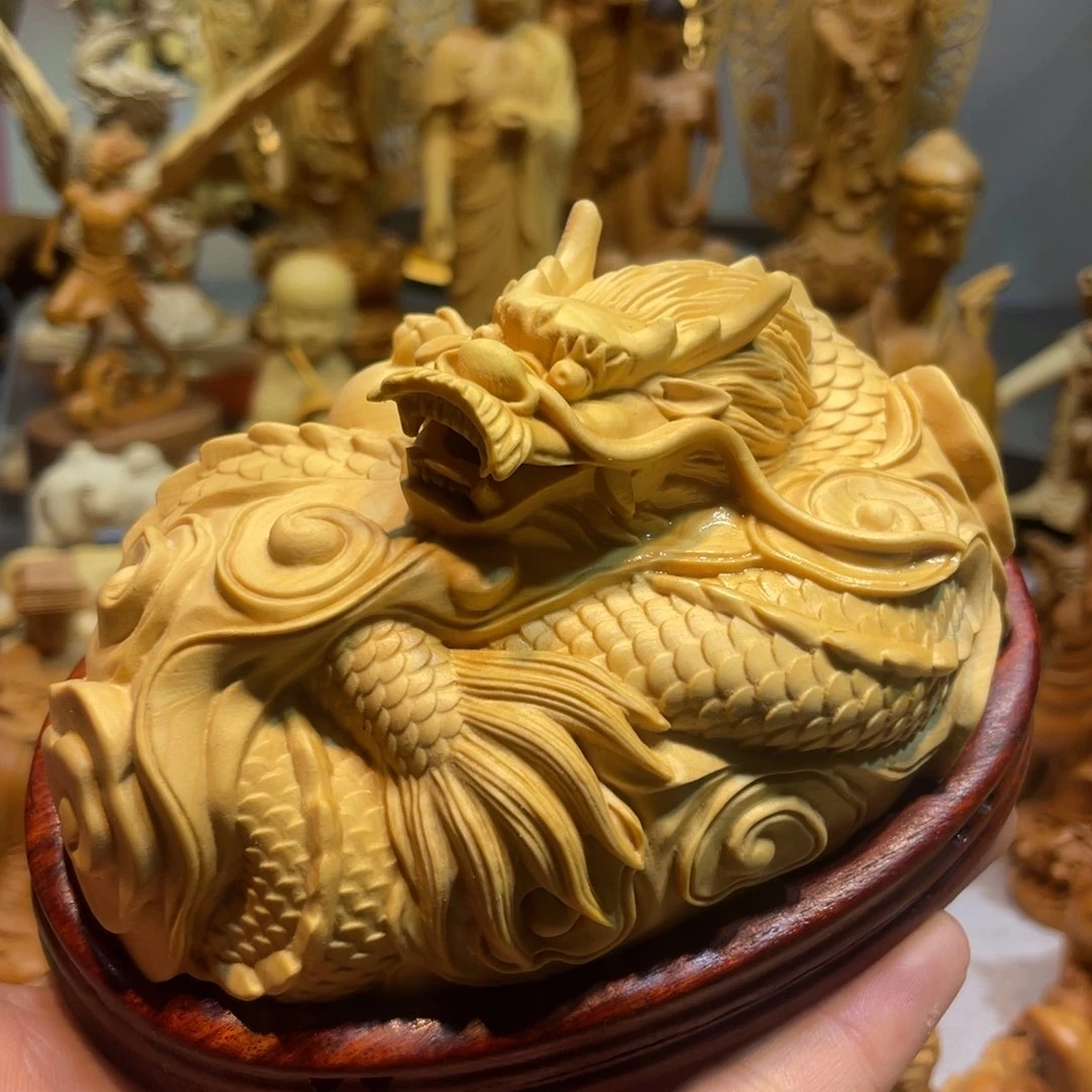 黄杨木黄杨木小微瑕香炉